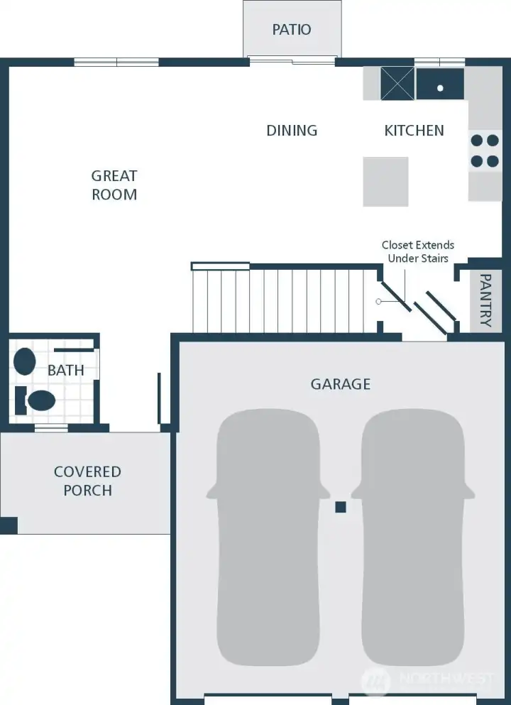Photographs are for illustrative purposes only. Features, finishes, interior/exterior colors, landscaping and floorplan shown may vary from actual homes built