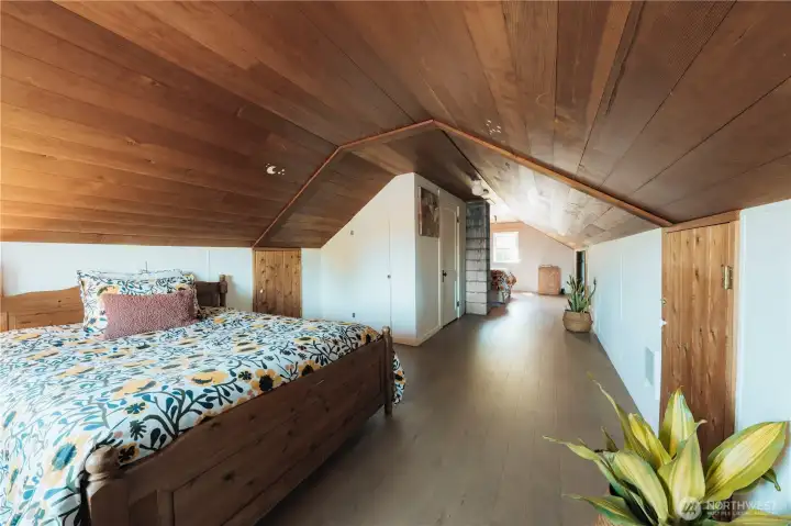 Main house upstairs--two beds