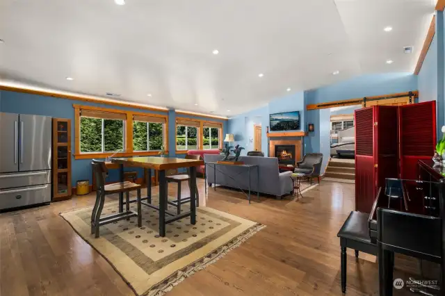 Apartment living area.