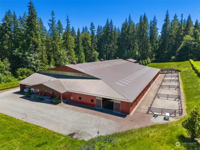 Misty Hollow Farms equestrian facility.