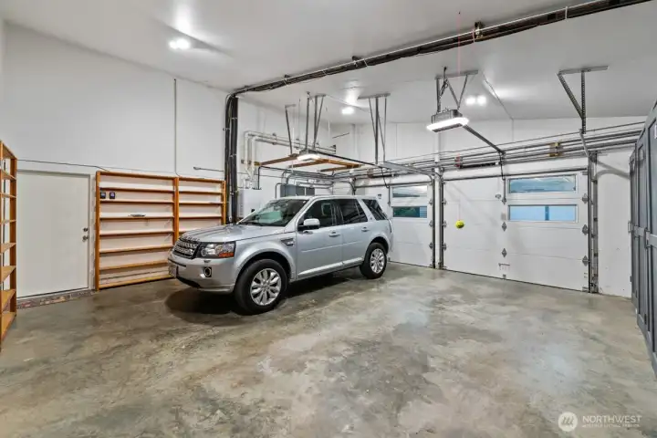 Attached garage