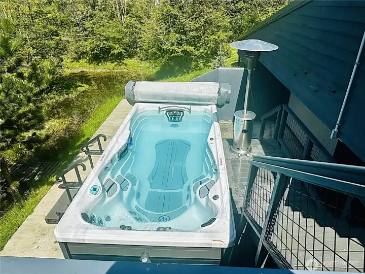 Swim spa.