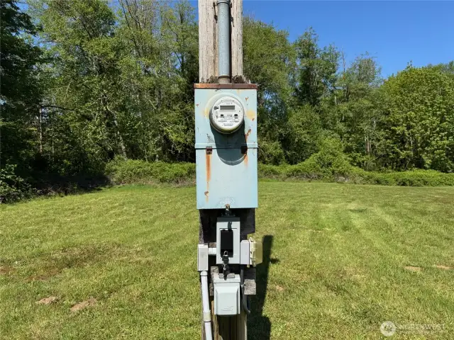 Convenient RV hookup.