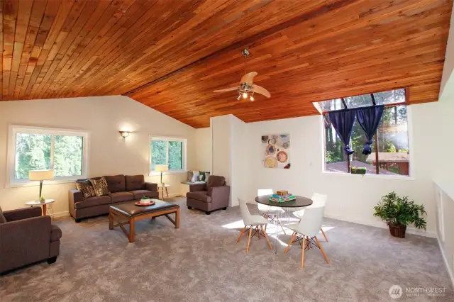 Spacious family room