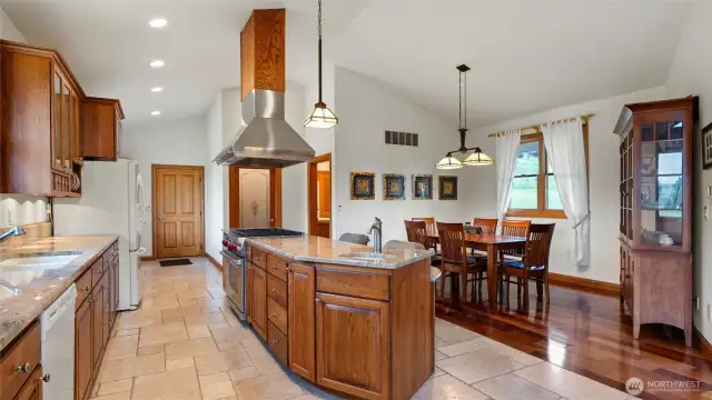 Another main floor kitchen/dining area