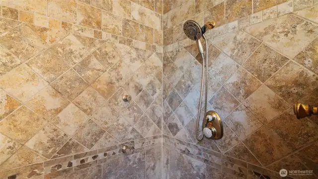 all tiled shower