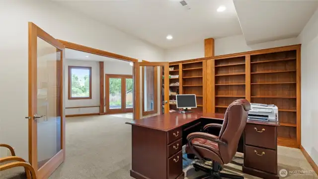 Office with hidden room