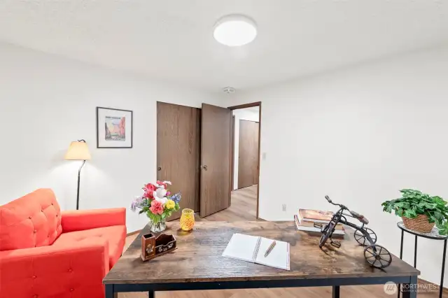 Bedroom #3 is conveniently located nearest to the entry hallway.