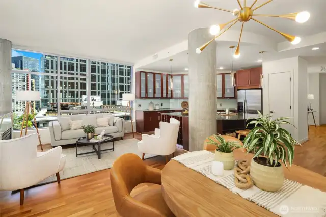Open, bright and airy