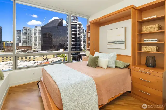 Second en suite bedroom can be your guest room with the Murphy bed or use it for your home office.
