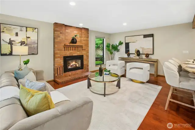 Family room offers plenty of room for entertaining!