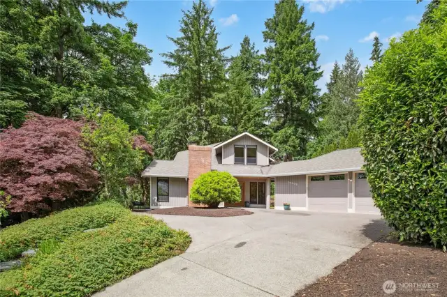 Loads of parking space and an oversized two-car garage w/ new garage doors!