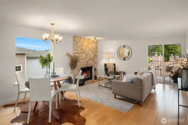 Welcome home to this completely renovated top-floor corner residence!