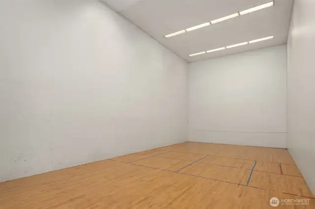 Sport court! Racquetball, anyone?