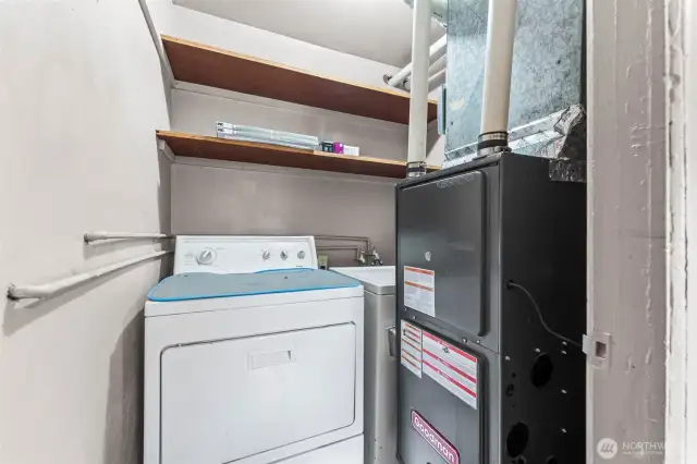 Laundry and furnace room