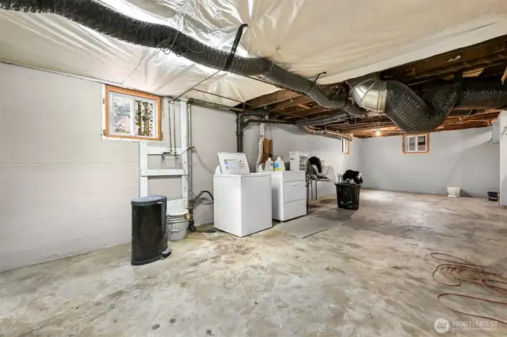 Basement Laundry Area