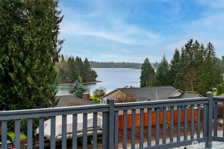 Stunning views from your deck.