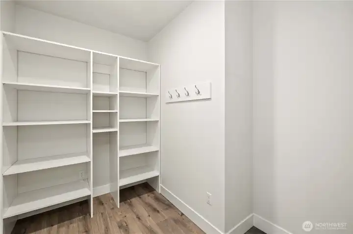 Mudroom Off 3 Car Garage