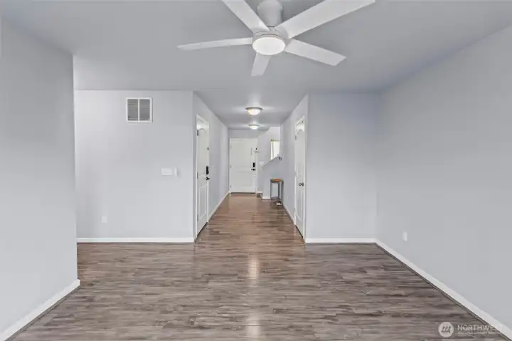 View from sliding glass door