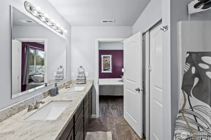 includes extra linen closet in primary bath