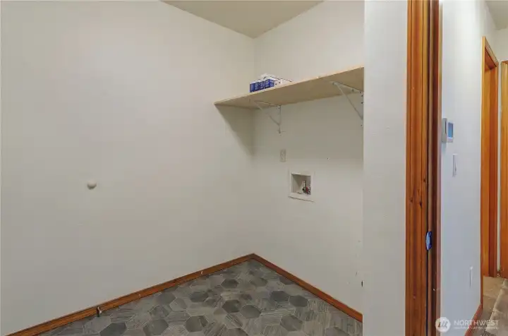 Laundry/mud room off the attached garage