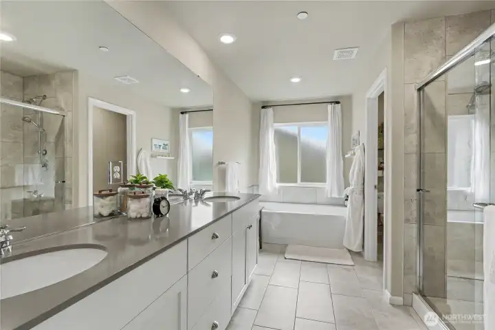 Another view of the primary bath ensuite.