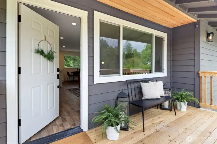 Entry way to home and main living space Entry way to home and main living space
