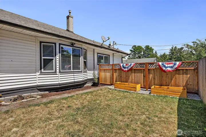 Side home/yard view Side home/yard view