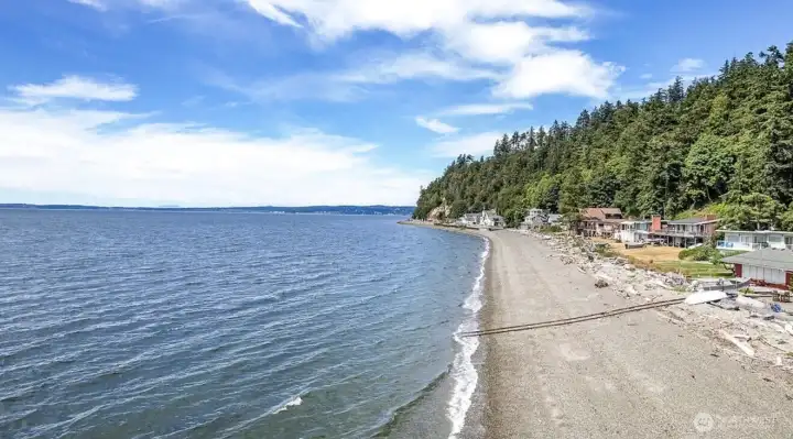 Rare West facing Beach front