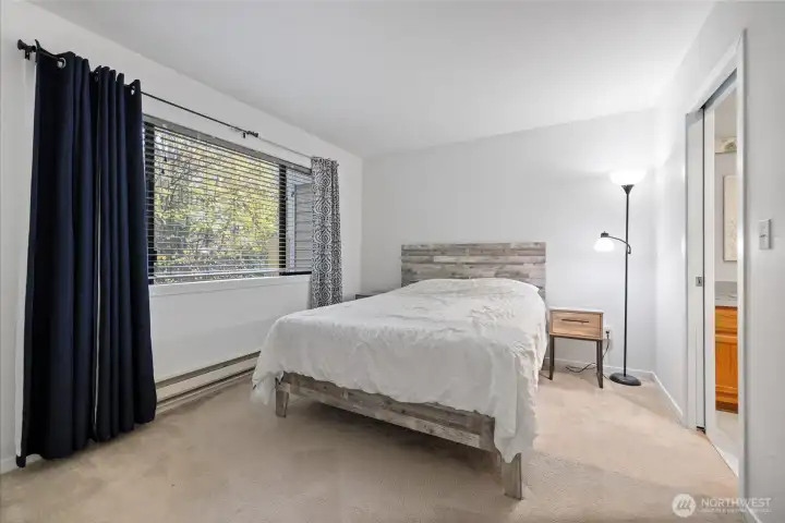 Primary bedroom featuring a walk-in closet. Primary bedroom featuring a walk-in closet.