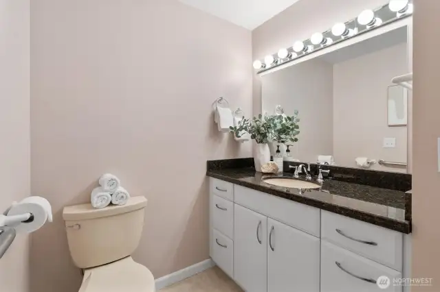 Half bath on the main level