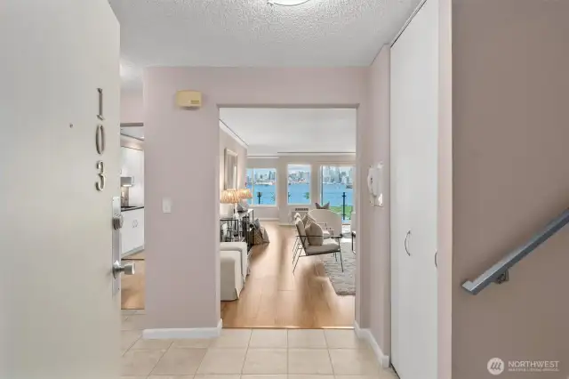 From the moment you enter the unit you will be mesmerized by the smashing city view!
