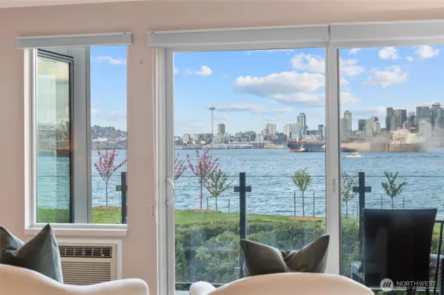 Living room view.