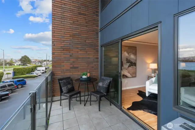 Morning coffee or an evening beverage, this view deck is the place to be! One of the nice features of this complex is the abundant guest parking behind the large hedge.