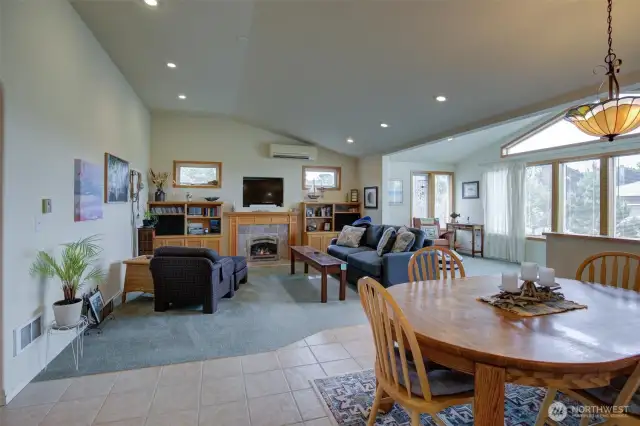 Dining area is perfect for entertaining!