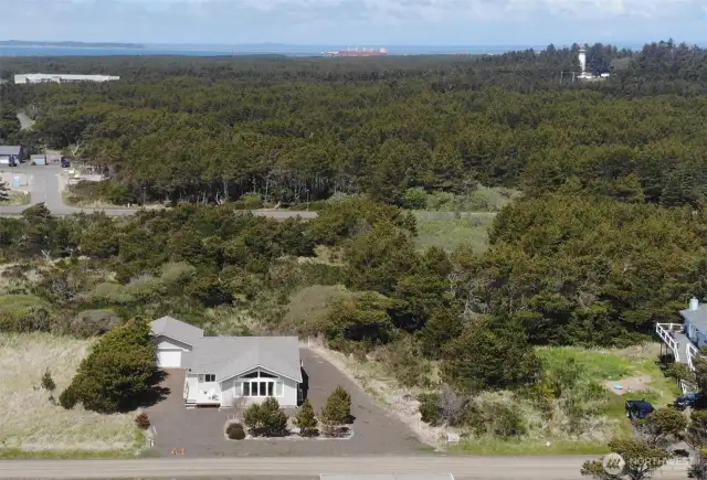 Its an easy bike ride to the Lighthouse or the dune top trail to the Westport Marina.