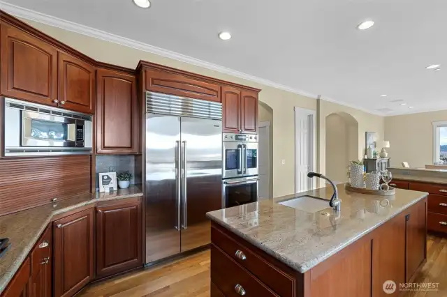 Gourmet kitchen