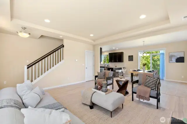 Another view of main level - great space for relaxing and entertaining.
