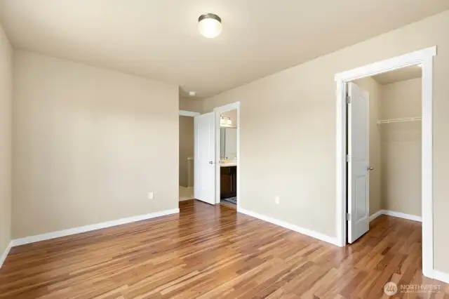 Another view of bedroom 3 with nice walk-in closet.