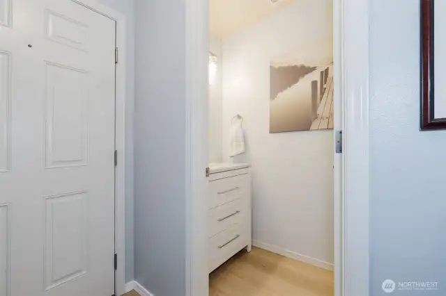 1/2 bath on main level