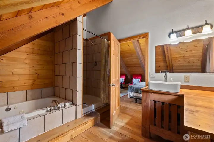 Primary suite bathroom