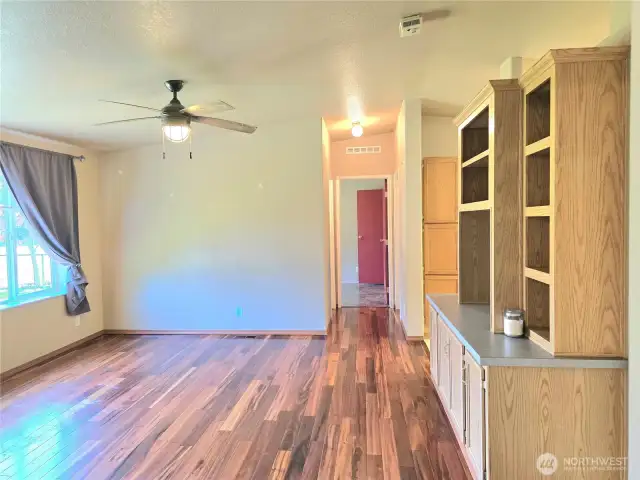 Living room to 2nd & 3rd bedrooms and 2nd full bath.