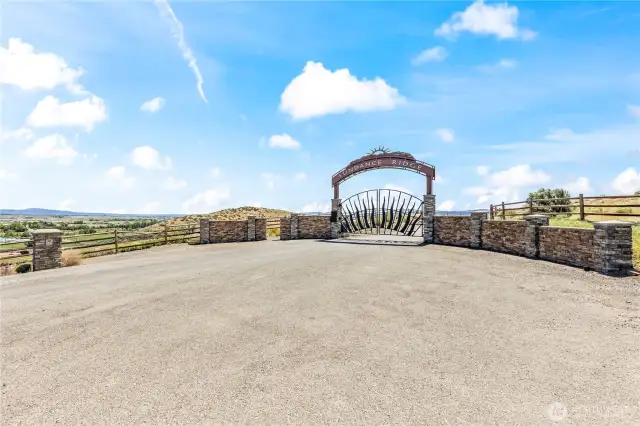 Gated entrance