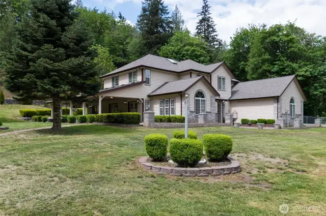 Classic architecture  blends with privacy to create your dream home!