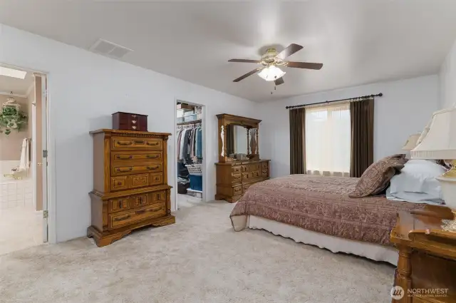Big walk in closet and views from your Primary Suite