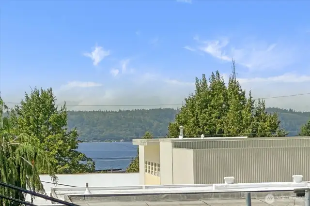 View from living/dining/kitchen