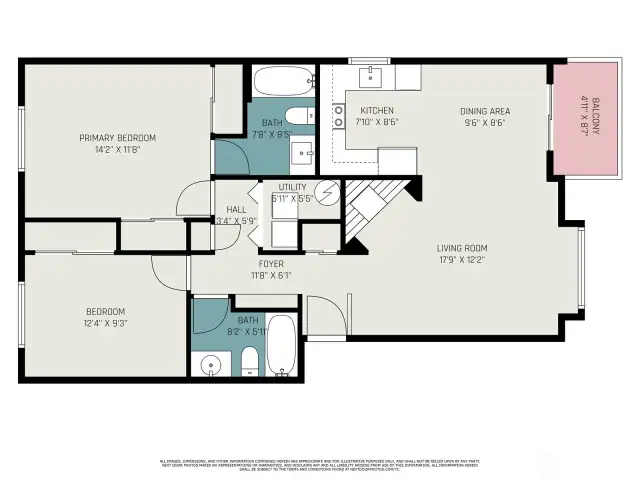 Floor plan of unit