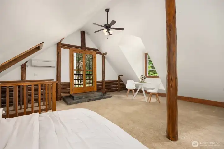 Guests will enjoy their own private balcony.