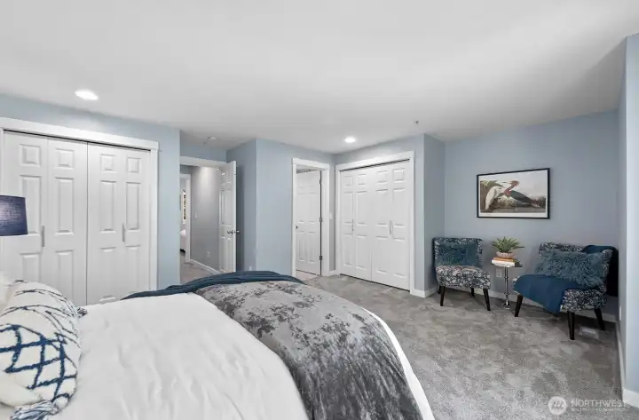 Room for sitting area or reading nook