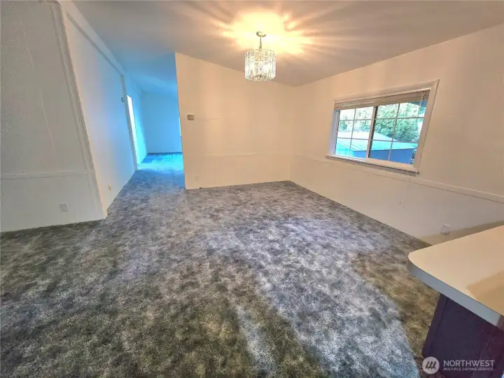 Large dining room.